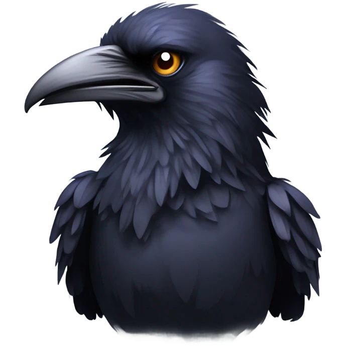 angry raven emoji