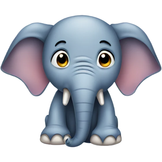 Elephant crying emoji