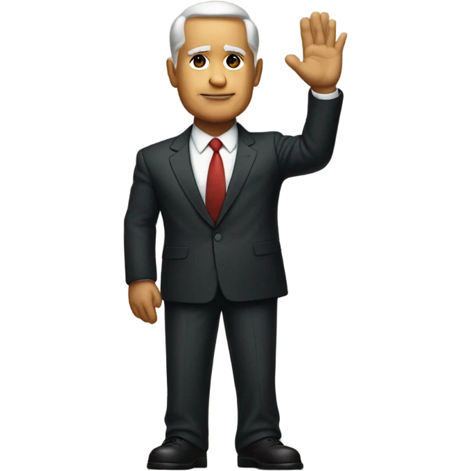the president takes the presidential oath emoji