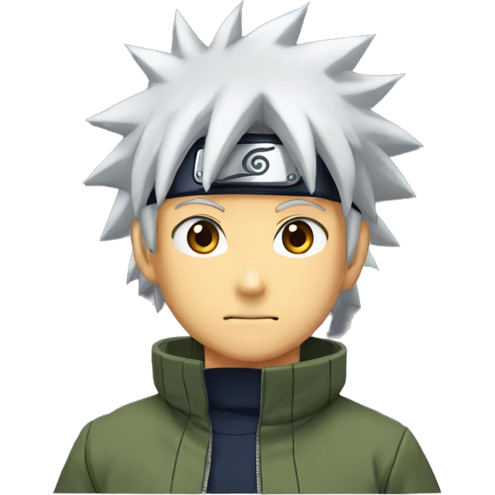Naruto avec les cheveux de songokou emoji