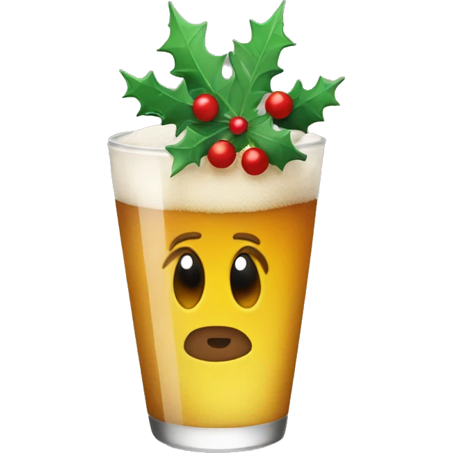 Christmas drinks  emoji