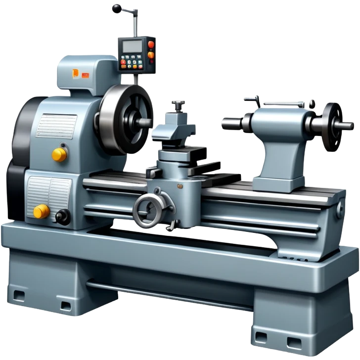 lathe machine, metalworking tool emoji