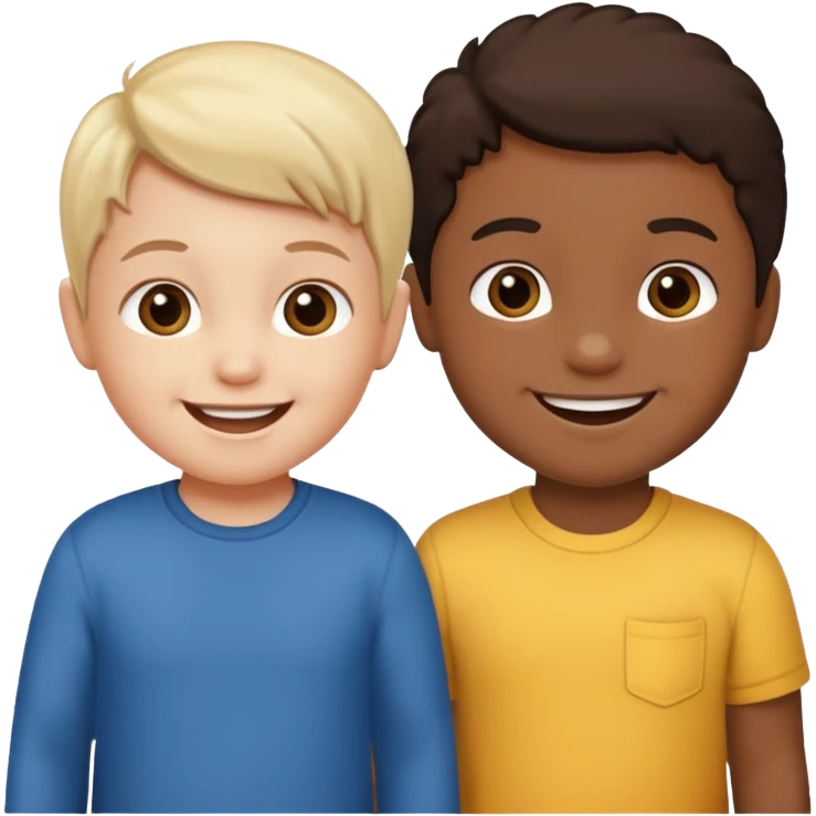 two toddlers emoji