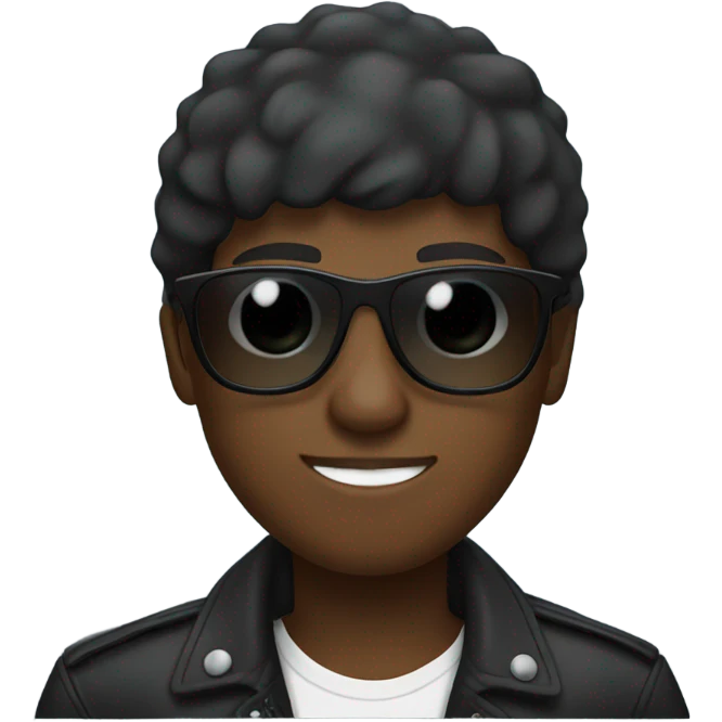 Black boy with shades emoji