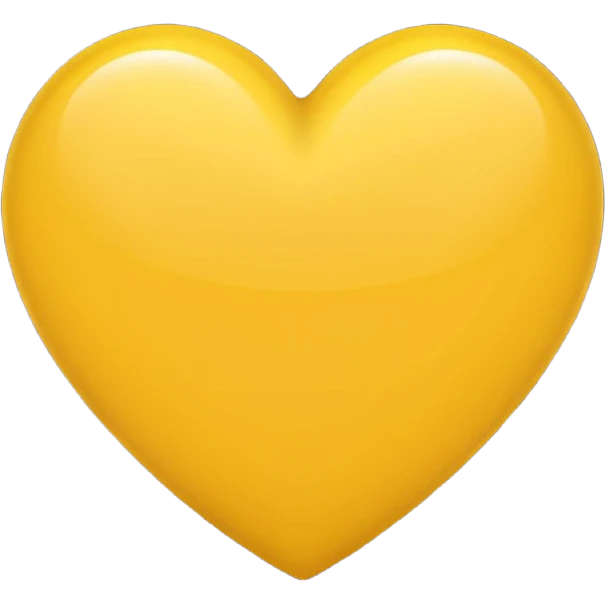 Dark Yellow Heart Emoji emoji