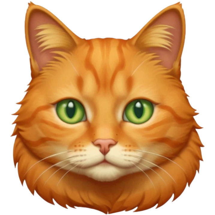 orange cat missing his right eye emoji