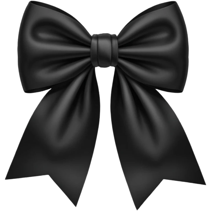 black bow emoji