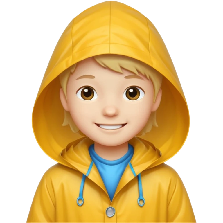 kid with raincoat emoji