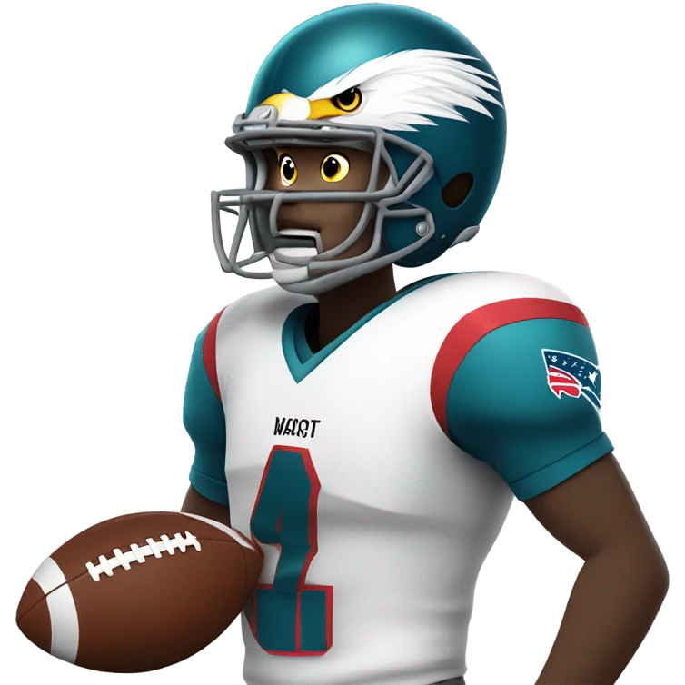 Eagle football player  emoji