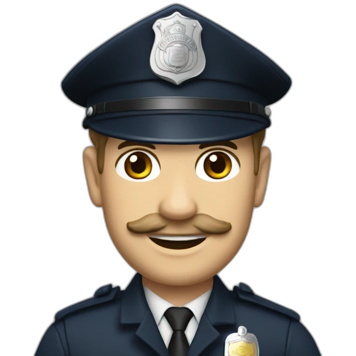 Duke of hazards police officer emoji