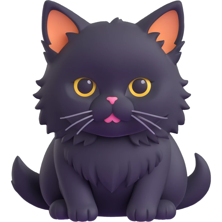 fluffy kitten emoji