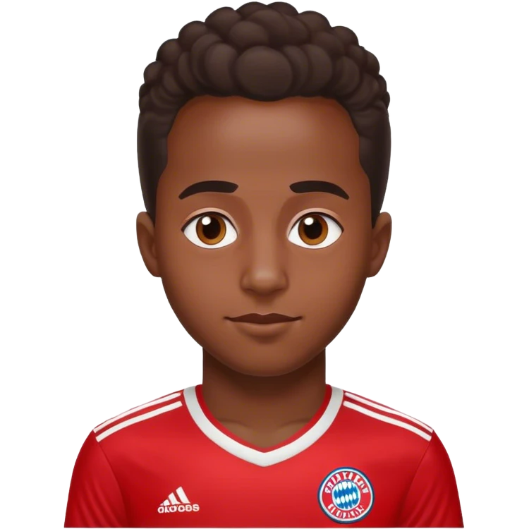 Jamal Musiala wearing Bayern jersey emoji