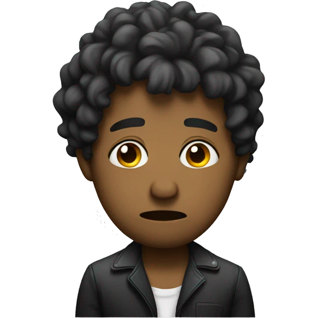 Sad musician emoji