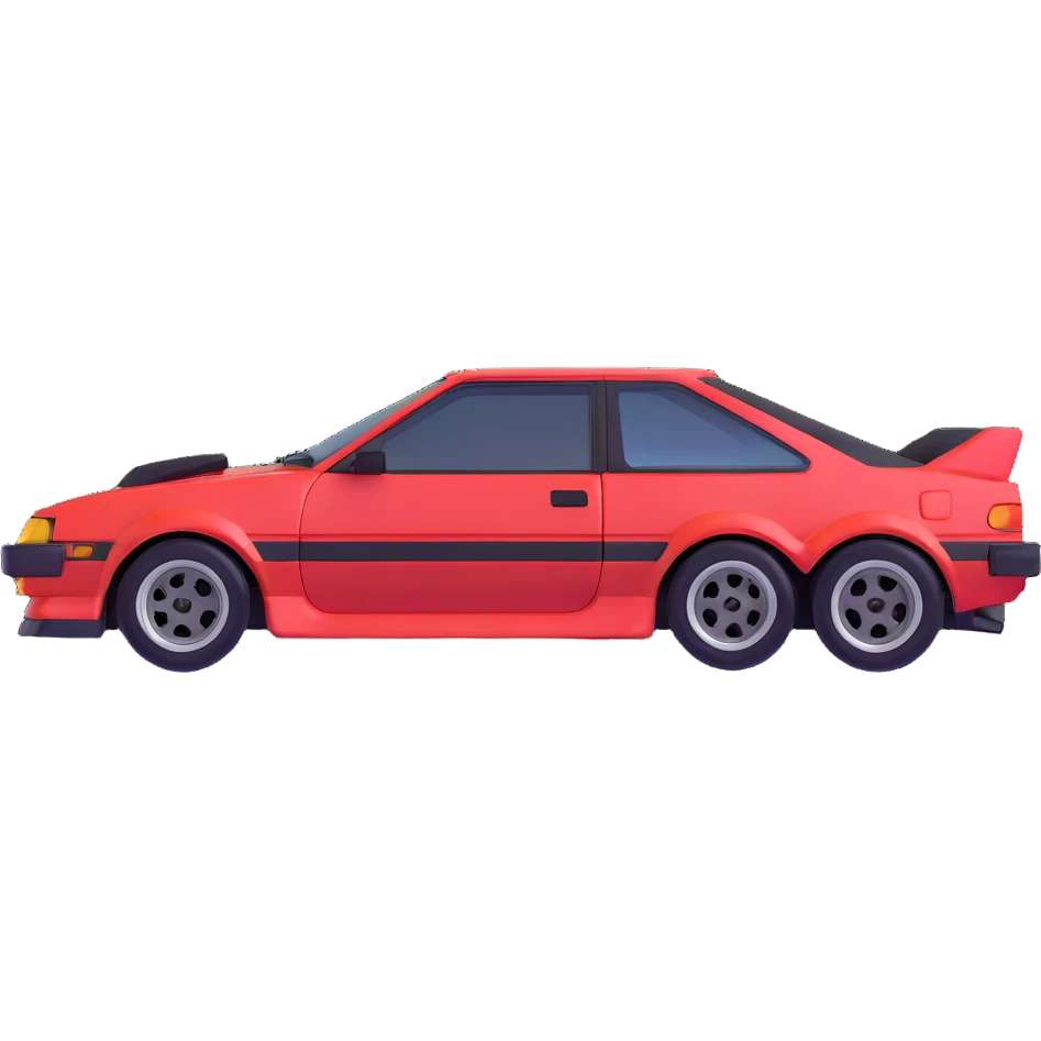 Toyota AE86 Trueno emoji