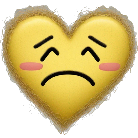 Scribbled heart emoji