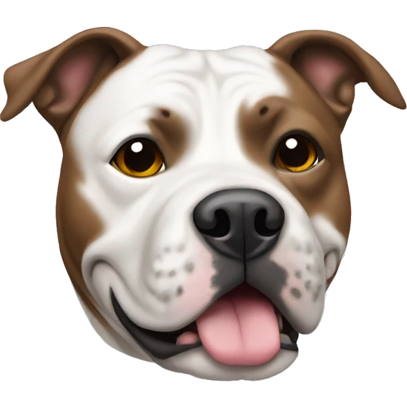 staffy bull dog cross emoji