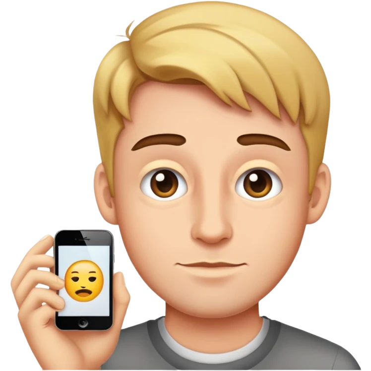 Drew Starkey as an emoji, capturing his signature look emoji
