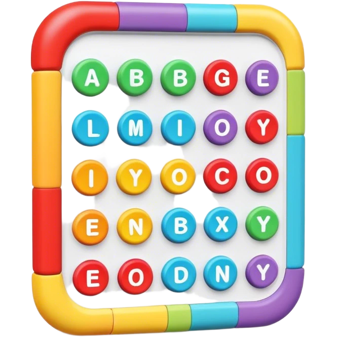 a baby toy that helps them learn words emoji