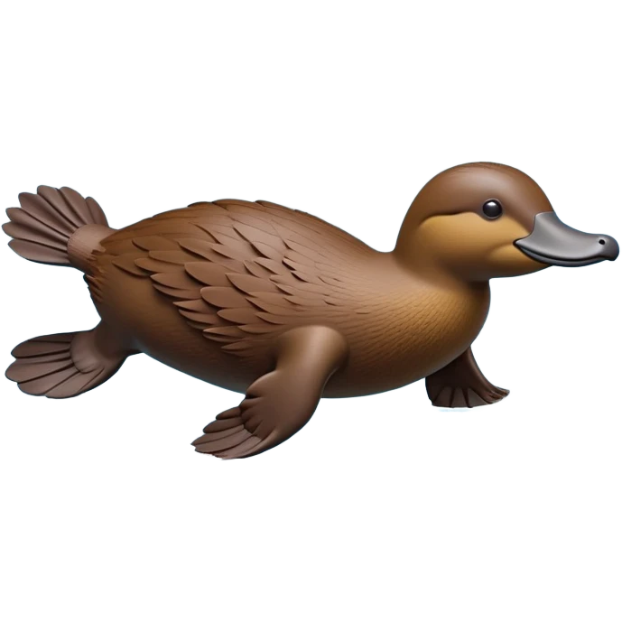 cinematic-platypus-realistic-full-body-floating-emoji,-streamlined-brown-body-gliding-through-calm-river-waters,-wide-duckbill-tipped-up-curiously,-webbed-paws-paddling-gently,-dense-water-resistant-fur-slick-and-shimmering,-flat-tail-rippling-the-water’s-surface,-simplified-yet-realistic-focused-features,-highly-detailed,-glowing-with-an-earthy-wet-radiance emoji