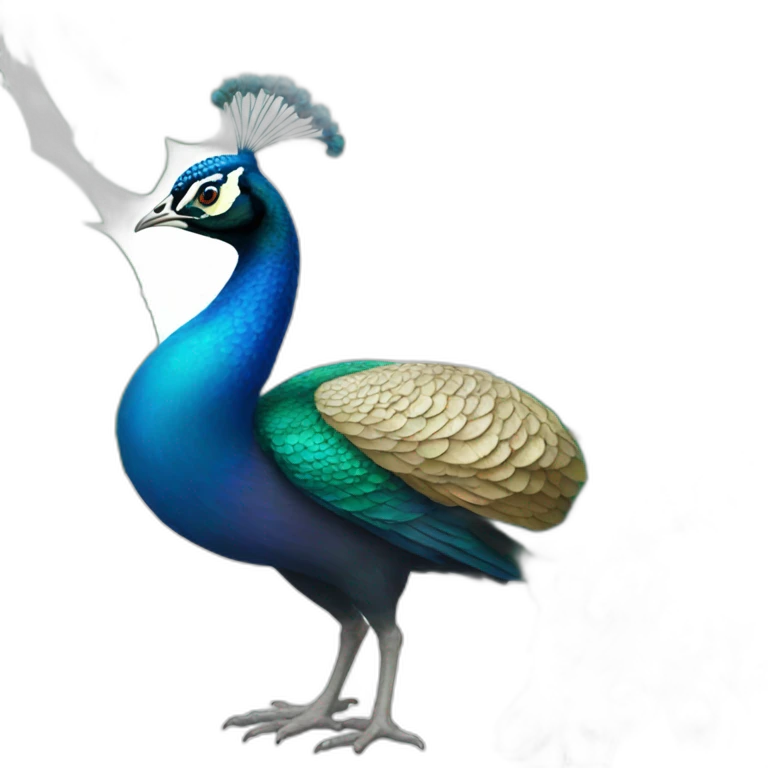 Peacock emoji
