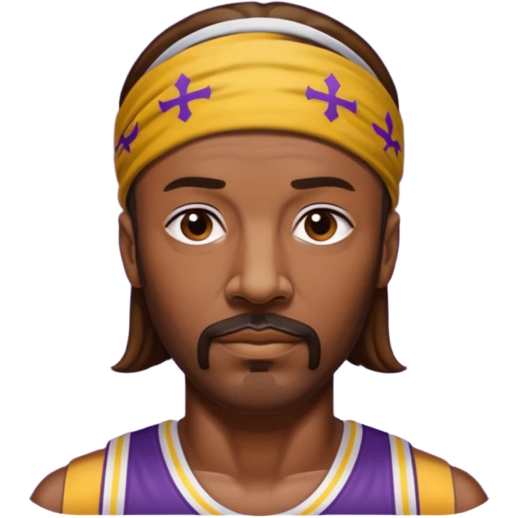 Wilt Chamberlain wear headband emoji