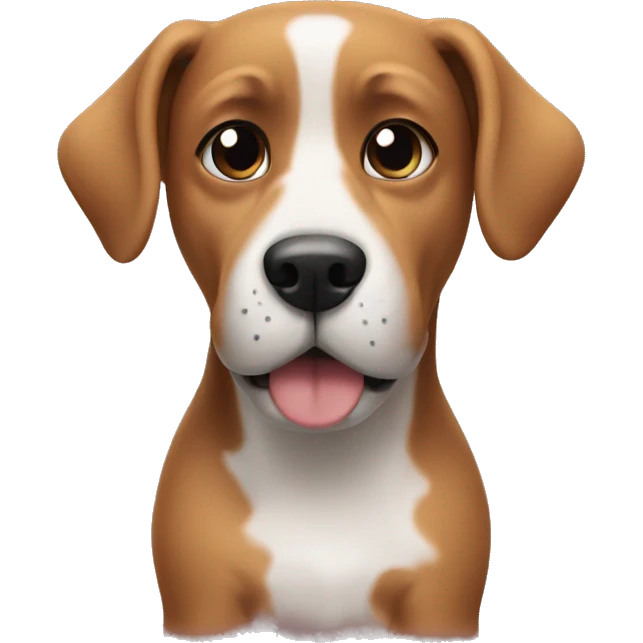 Dog using TikTok emoji