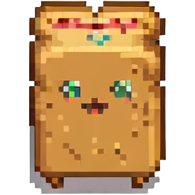 cute toast emoji
