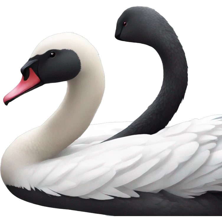 Black swan emoji