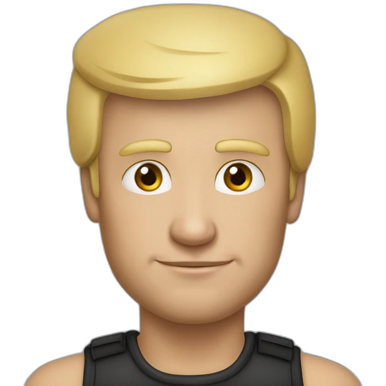 Vladimir Poutin qui fait en Tchécoslovaquie à Donald trump emoji
