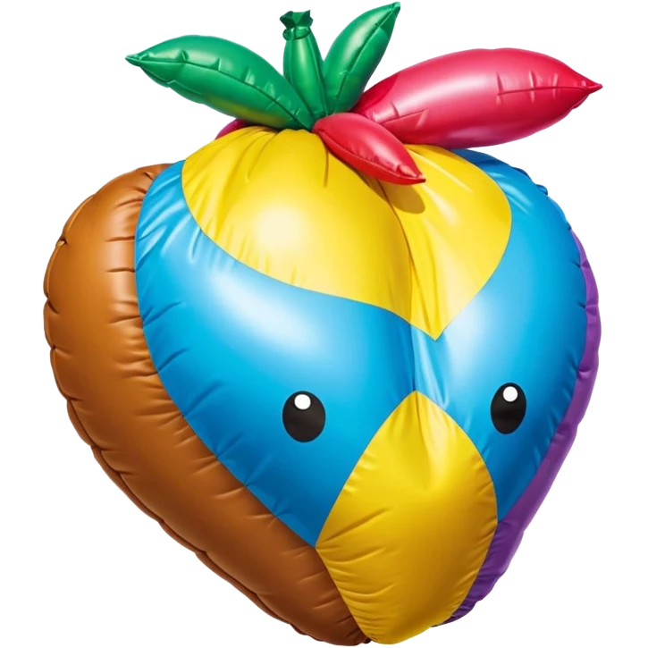 jeff koons inflatable pinto bean pinata emoji