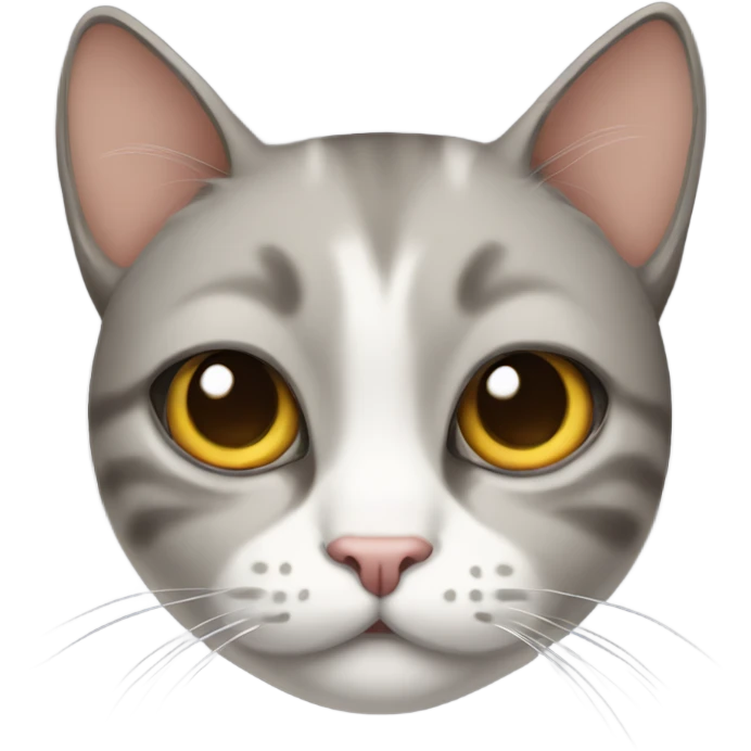 Cat with raised eyebrow emoji