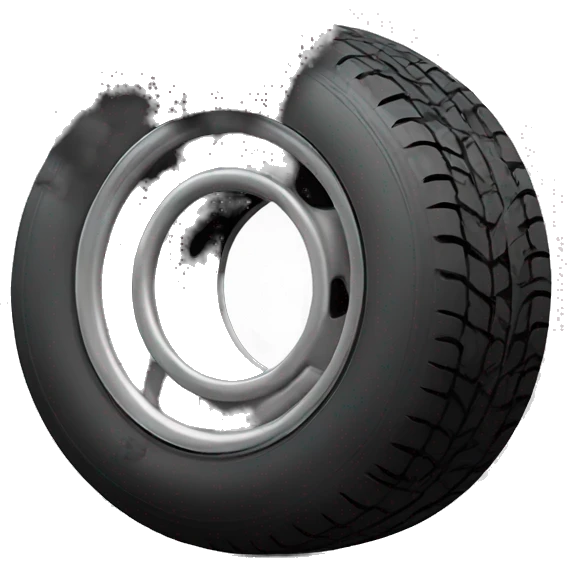 Tire smoke emoji