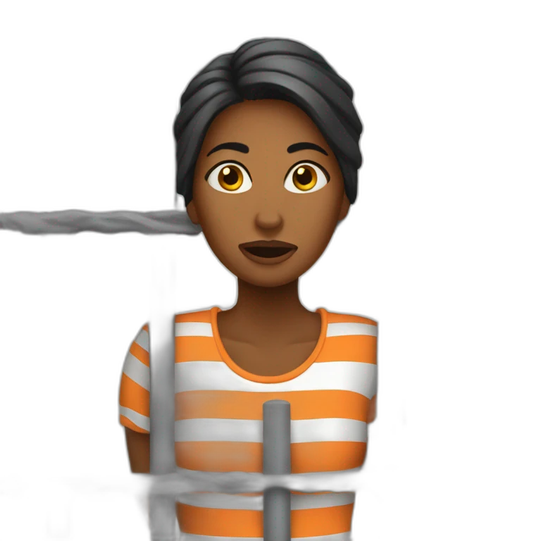 woman in jail emoji