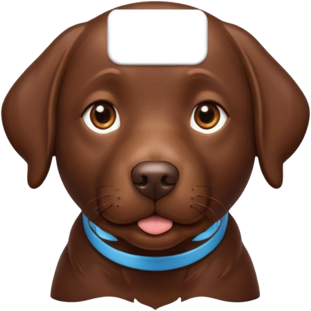 chocolate labrador emoji