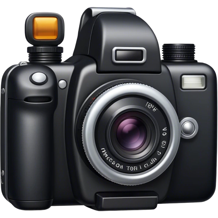 black-backed camera emoji