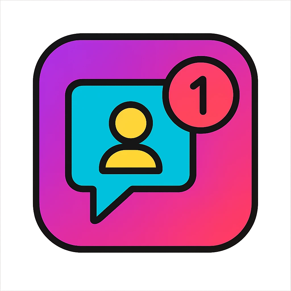 social media icon with vibrant gaming setup colors, modern icon style, colorful, sharp lines emoji