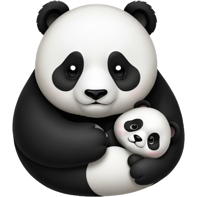 ying yang with panda emoji