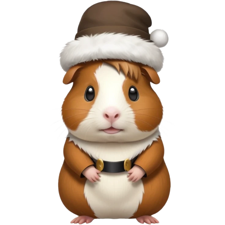 Guinea pig with costume emoji