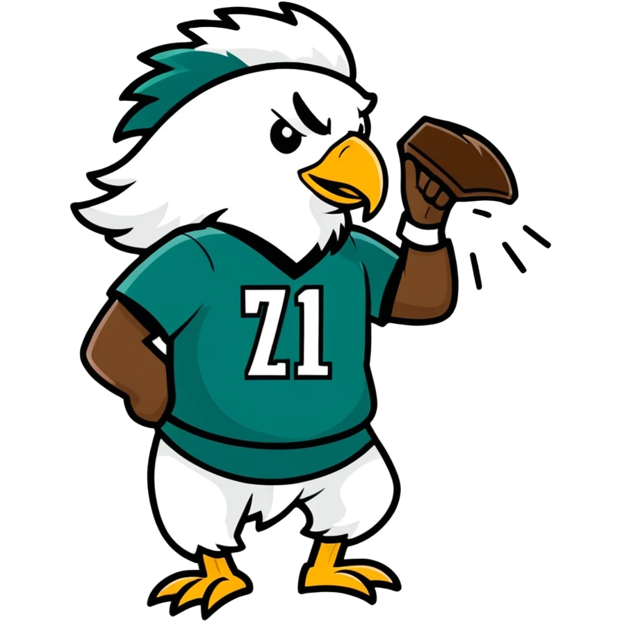 Eagles fan celebrating  emoji