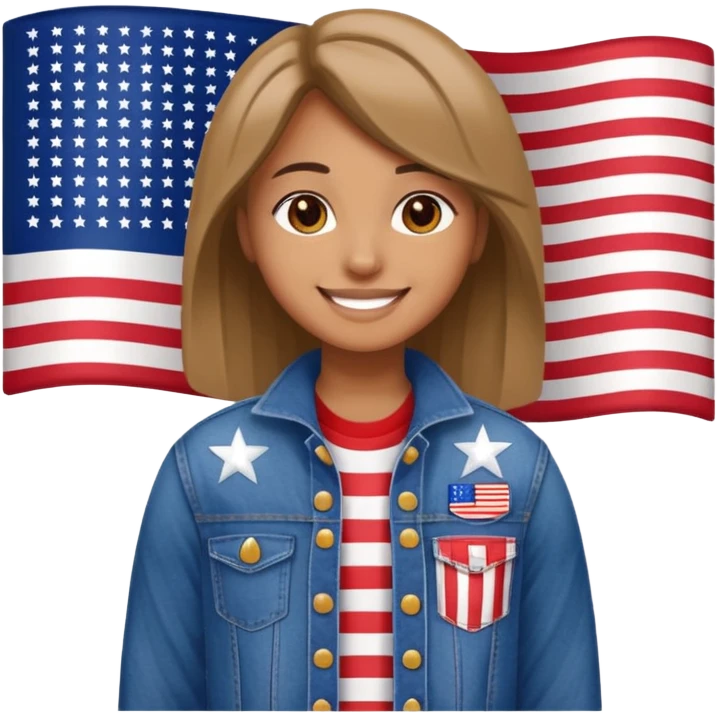 USA styled student emoji
