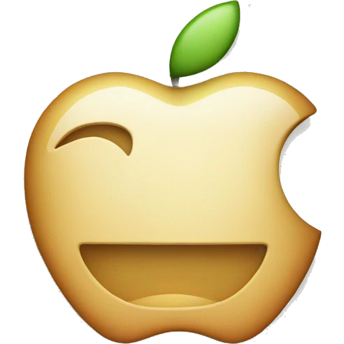 Iphone apple logo emoji