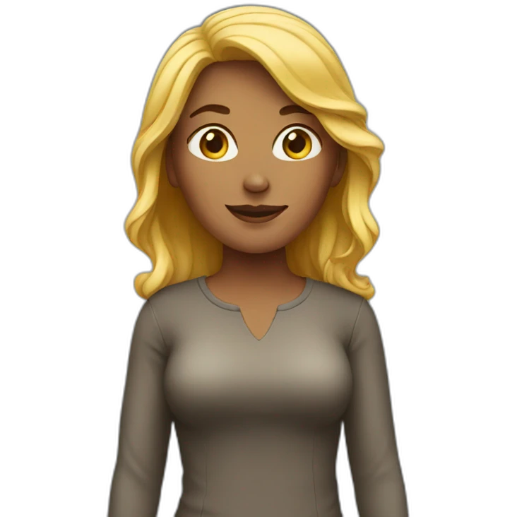 Woman standing emoji