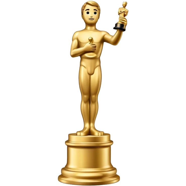 Oscar statuette emoji