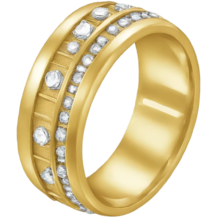 gold wedding band emoji