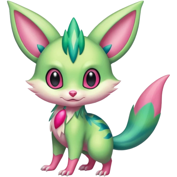 Sneasel-Furret-Celebi-fusion emoji