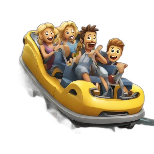 rollercoaster down emoji