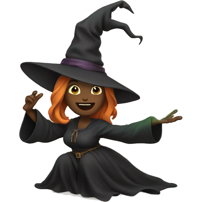 witch casting a spell emoji