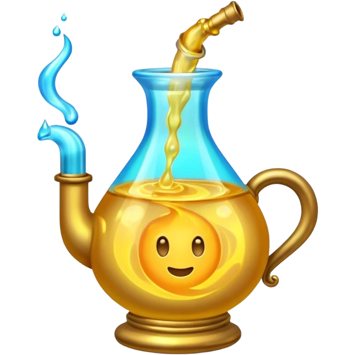 golden neon potion  emoji