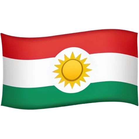 Kurdistan flag emoji