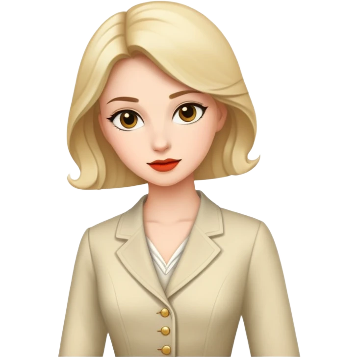Una mujer con ropa elegante  emoji
